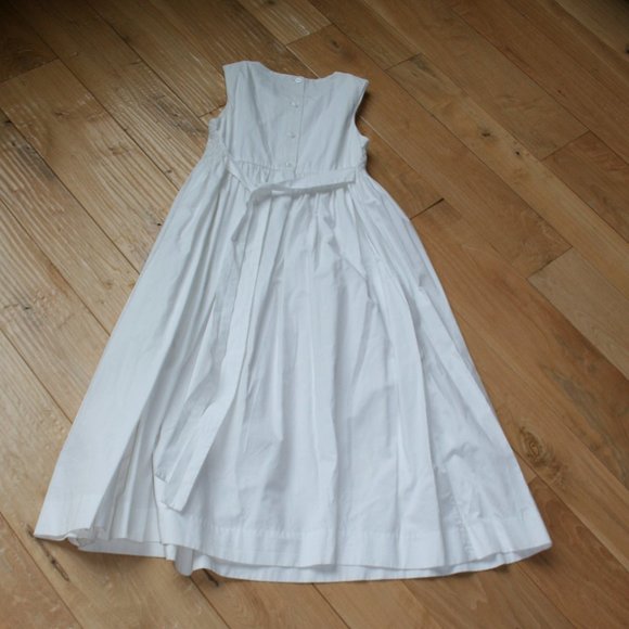 White Cotton Dress Size 10 - Picture 3 of 7